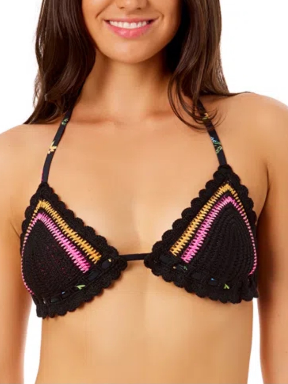 Salt & Cove Juniors Crochet Triangle Halter NWT Sz Medium, Macys Buy